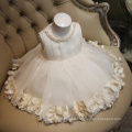 hot sale baby girls party dress/wedding floral dress/with Necklace